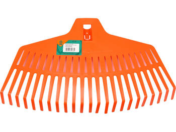 Flo GRD 35786 пластиковые грабли, 23 зубьев, 435 мм, без черенка, ПВХ (35786)