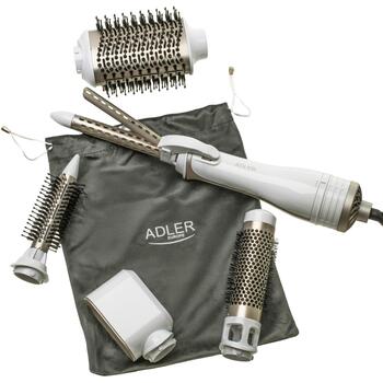Adler Matu veidošanas suka AD 2027wc, 1200 W, 220-240 V, 1.8 m, 2 temperatūras, 5 uzgaļi, auksts gaiss (AD 2027wch)