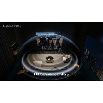 Tcl звуковая панель Q75HE 5.1.2 канала, 620 Вт, Dolby Atmos, DTS:X, Bluetooth, технология Ray Danz, беспроводной сабвуфер (Q75HE)