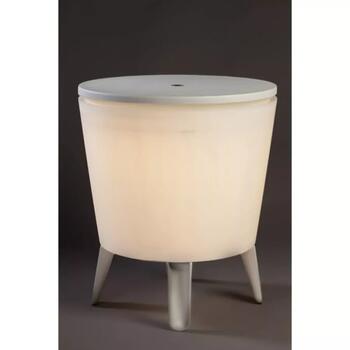 Keter Illuminated Cool Bar 29204184, 49,5x49,5x57-84,5 см, белый, с подсветкой, охладитель (29204184)