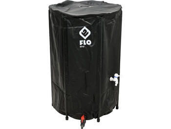 Flo складная бочка для дождевой воды 89702, 250 л, 600x880 мм, 500D PVC, PP, ABS, УФ-стойкая, шланг 3/4