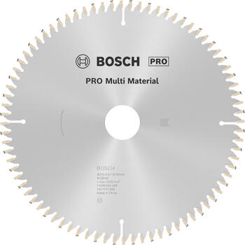 Stacionārā Ripzāģa disks 210x30x80 multi material, Paneļzāģiem PRO MULTI MATERIAL RIPZĀĢA ASMENS, 2608640445, BOSCH (2608640445)