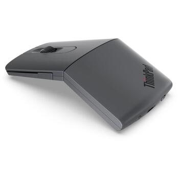 Lenovo ThinkPad prezentācijas pele 4Y51T62792, 4000 DPI, 7 pogas, Bluetooth, akumulators 800 mAh, pelēka (4Y51T62792)