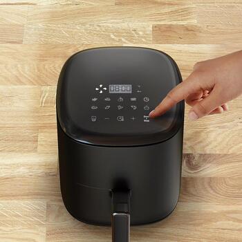 Tefal Easy Fry Compact fritēze EY145810, 3 L, 1300 W, melna, 10 programmas, elektroniskais vadības panelis (EY145810)