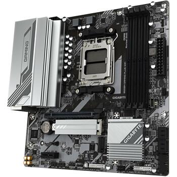 Gigabyte Материнская плата B650M GAMING PLUS WF 1.3, AMD Socket AM5, 5+2+2 фазы VRM, 4*DIMM DDR5, 2xPCIe 4.0 M.2, 2.5GbE LAN (B650M GAMING PLUS WF 1.3)