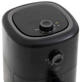 Karstā gaisa fritieris ar konvekcijas tehnoloģiju AD 6310 2200 W 3 L 80–200 °C 30 min taimeris Melna Adler (AD 6310)