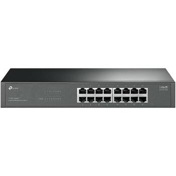 TP-Link коммутатор LS1016G, 16x Gigabit Ethernet, 32 Gbit/s, неуправляемый, настольный или стоечный (LS1016G)