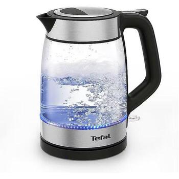 Tefal Чайник KI605830, 2200 W, 1.7 L, стекло, 360° поворотная база, черный (KI605830)
