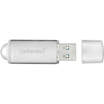 Intenso USB флеш-накопитель 3541490 64 ГБ, USB 3.2 Gen 1, Скорость чтения 70 МБ/с, Алюминиевый корпус, Серебристый (3541490)