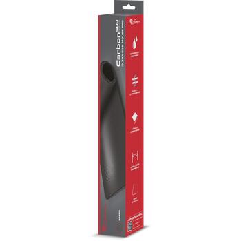 Genesis Carbon 500 Ultra Wave peles paliktnis NPG-1706, 450x1100x2.5mm, melns, pelēks, audums/gumija, neslīdoša pamatne (NPG-1706)
