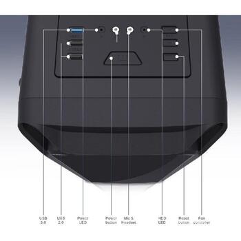 Zalman Корпус для компьютера I3 Edge, 2x3,5