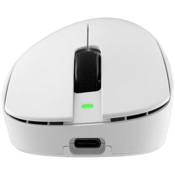 White Shark игровая мышь CAMILLUS WGM-9013, 30000 DPI, 1000 Hz, 70 G, 6 кнопок, 62 г, USB, 2.4 GHz, Bluetooth, OMRON, PTFE (CAMILLUS-W)