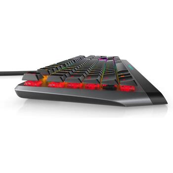 Dell Alienware spēļu klaviatūra AW510K 545-BBCL, USB, RGB, CHERRY MX Low Profile Red, QWERTY, 910g (545-BBCL)