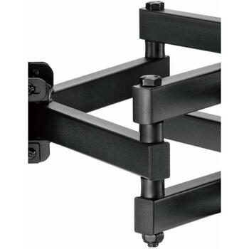 Gembird televizora stiprinājums WM-80ST-03, atbalsta 37-80 collu, VESA 600 x 400 mm, 120° pagrieziens, 18° slīpums (WM-80ST-03)