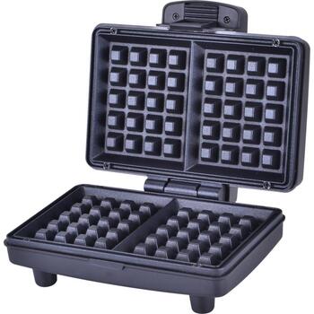 Prime3 Vafeļu veidotājs SWM51, 1300 W, 1.55 kg, 2 vafeles, automātiska temperatūras kontrole, neskarsējošs pārklājums (SWM51)