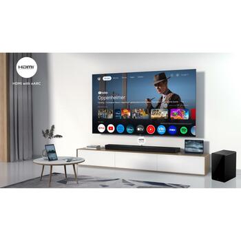 Tcl звуковая панель Q75HE 5.1.2 канала, 620 Вт, Dolby Atmos, DTS:X, Bluetooth, технология Ray Danz, беспроводной сабвуфер (Q75HE)