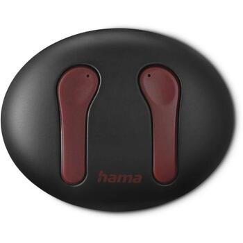 Hama Наушники 00184168, Bluetooth 5.3, до 16ч, ENC, беспроводная зарядка, LED индикатор заряда, Siri/Google Assistant (00184168)