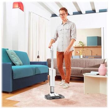 Polti tvaika mops Vaporetto SV610_Style PTEU0304, 1500 W, 0,5 L, 7,5 m, 20 s, pelēks/balts, regulējams tvaiks (PTEU0304)