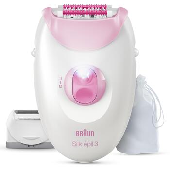 BRAUN Silk 3 epilators ar piederumiem (SE3-033)