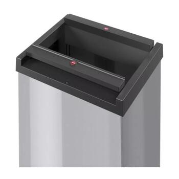 Hailo Big-Box Swing L 030840121, 35L, 50cm, 34x26cm, tērauds/plastmasa, atkritumu tvertne (030840121)