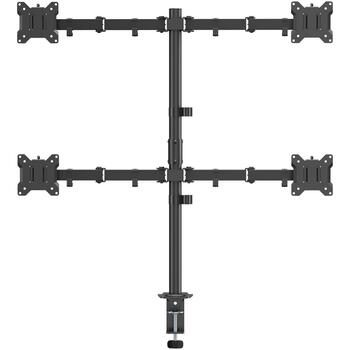 Sbox Крепление для монитора LCD-352/4-3, 4x10кг, 17''-32'', VESA 75x75/100x100, наклон +45°/-45°, поворот +90°/-90° (LCD-352/4-3)