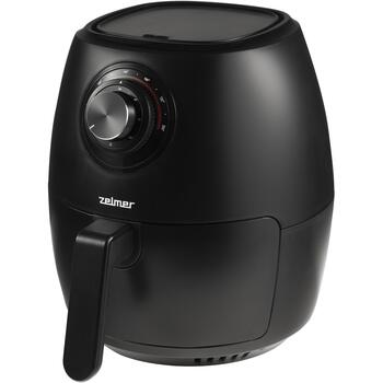Zelmer Аэрофритюрница ZAF3550 72805572P, 1200 W, 3,5 л, 1, 9 программ, электронная панель, черный, быстрая циркуляция воздуха (72805572P)