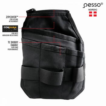 Pesso POCKET2L piekaramās kabatas darba biksēm, Cordura, kreisā puse, 0.15 kg, saderīgas ar KDSTRETCHP, DPSTRETCHP, Mercury (POCKET2L)