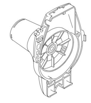 Корпус вентилятора SRM -220 ES, ECHO, A172002790, 0.2 кг (A172002790)