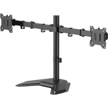 Sbox Крепление для монитора LCD-F024-3, 2x10кг, 17''-32'', 75x75-100x100, наклон +45°/-45°, поворот +90°/-90° (LCD-F024-3)