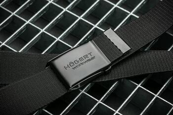 Hogert josta HT5K463, 130cm, 38mm, 2mm, 30% gumija, 70% polipropilēns, metāla sprādze, universāla, melna (HT5K463)