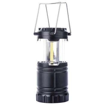 Emos COB LED кемпинговый фонарь P4006, 300 лм, 3x AA, черный, пластик, 5 ч, 15 м, 1 режим (P4006)