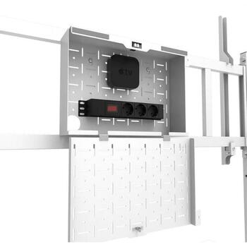 Neomounts напольная подставка FL50-575WH1, размер экрана 165-279 см, высота 129-139 см, максимальная нагрузка 125 кг (FL50-575WH1)