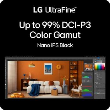 LG LCD монитор 40U990A-W 101,6 см 5120 x 2160 WUHD 5 мс 21:9 178° 178° 2 динамика VESA крепление (40U990A-W)