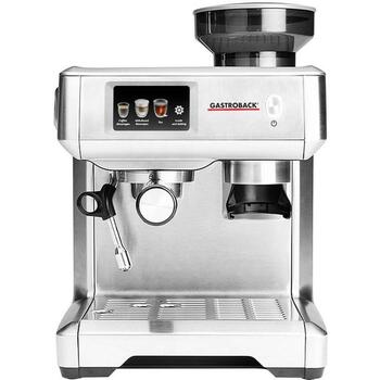 Gastroback Эспрессо кофемашина 42623, 1600 Вт, 8.3 кг, 2.5 л, 15 бар, LCD сенсорный экран, нержавеющая сталь (42623)