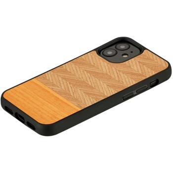 Man&Wood чехол M8543B, оранжевый, совместим с Apple iPhone 12 mini, 5.4 дюйма (M8543B)
