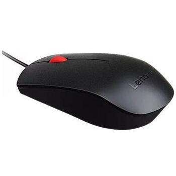 Lenovo USB datorpele MODELIS 4Y50R20863, 1.8 m, 1600 DPI, 3 pogas, optiskais sensors, melna, ambidextriska dizains (4Y50R20863)