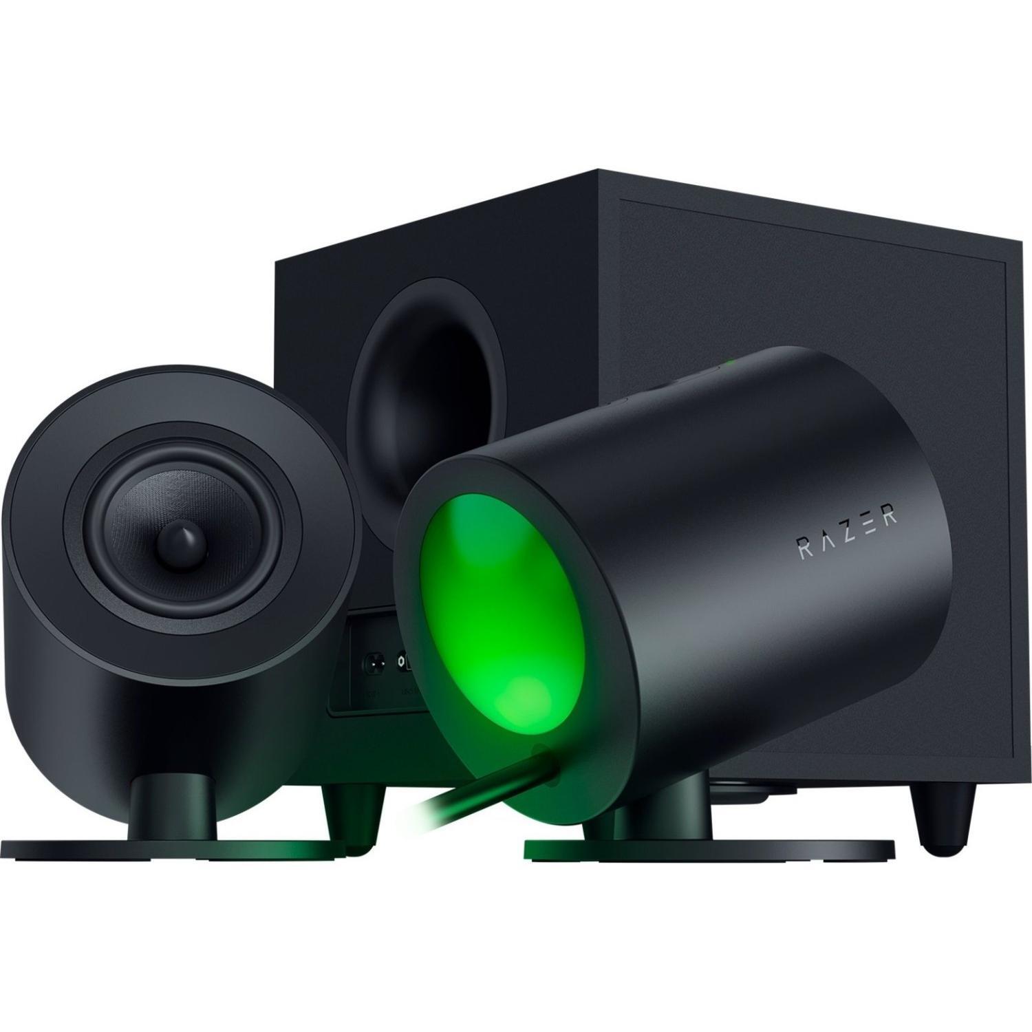 Razer игровая акустическая система Nommo V2 RZ05-04750100-R3G1, 2.1-канальная, 40-20000 Гц, Bluetooth 5.3, USB Type C в Type A (RZ05-04750100-R3G1)