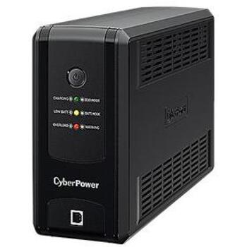 CyberPower Источник бесперебойного питания UT850EG UT850EG-FR, 850ВА, 425Вт, 230В, 3x розетки, Line-Interactive, AVR, USB, 4мс (UT850EG)