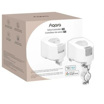 Aqara Контроллер клапана T1 VC-X01D, ZigBee, Белый, 4 батарейки AA, Инструкция пользователя (VC-X01D)