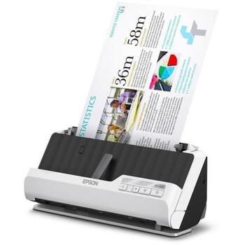 Epson Premium kompakts skeneris DS-C490 B11B271401, AC 100-240 V, 600 dpi, automātiskā duplex skenēšana, 20 lapas (B11B271401)