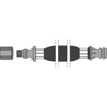Flo plakanā pilienu šļūtene 89373, 30 m, 16 mm, komplektā pilienu šļūtene, savienotājs x2, PVC, poliesters, PP (89373)