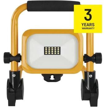 Emos LED прожектор ACCO ZS2812, 10 W, 1000 lm, IP54, желтый, холодный белый, алюминий, 4400 mAh, 120°, 3-10 ч (ZS2812)