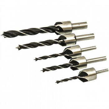 Urbju komplekts mēbelēm 4, 5, 6, 8, 10mm (5gab.) 02-12-1220 FASTER TOOLS (02-12-1220)