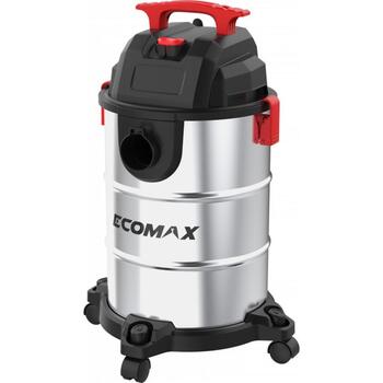 Ecomax putekļu sūcējs sausai un slapjai sūkšanai EMX 25L EM19307-25BA&EMX, 900W, 25l, 153mbar, 32m³/h, 220-240V, 3m (EM19307-25BA&EMX)