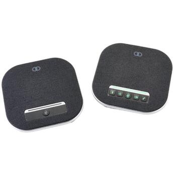 Boom Collaboration Спикерфон GEMINI BM02-0015, 15.2см, 15.2см, 3.8см, Bluetooth 5.0, 4 микрофона, 10ч аккумулятор (BM02-0015)