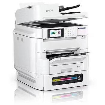 Epson Многофункциональный принтер WorkForce Pro EM-C8101RDWF, 4800 x 1200 DPI, 26 стр/мин, Wi-Fi, Белый (C11CL32401)