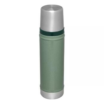 Stanley® Термос The Legendary Classic Bottle 2811345042, 0,6л, сталь 18/8, зеленый, вакуумная изоляция, 18ч тепла, 20ч холода (2811345042)