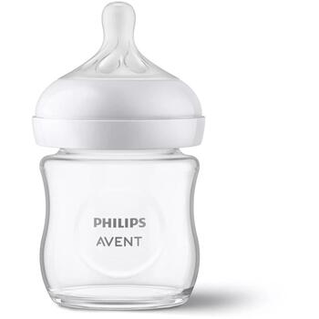 Philips Avent Natural Response stikla pudelīte SCY930/01, 125 ml, 0m+, pretkoliku, BPA nesatur (SCY930/01)