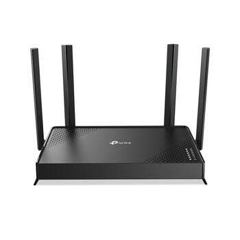 TP-Link Archer BE220 беспроводной маршрутизатор Wi-Fi 7 Dual-Band до 3600 Mbps EasyMesh HomeShield 4× антенны 1× WAN 4× LAN Gigabit Чёрный (ARCHER BE220)