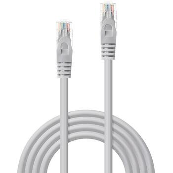 Lindy кабель CAT 6 48165 5м, серый, RJ45 2, U-UTP, 250MHz, 0.135кг (48165)